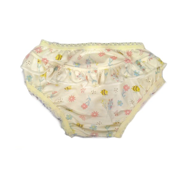 Encontraproduto.com.br - Kit Com 3 Calcinhas Estampadas Tamanho M Baby Kirash