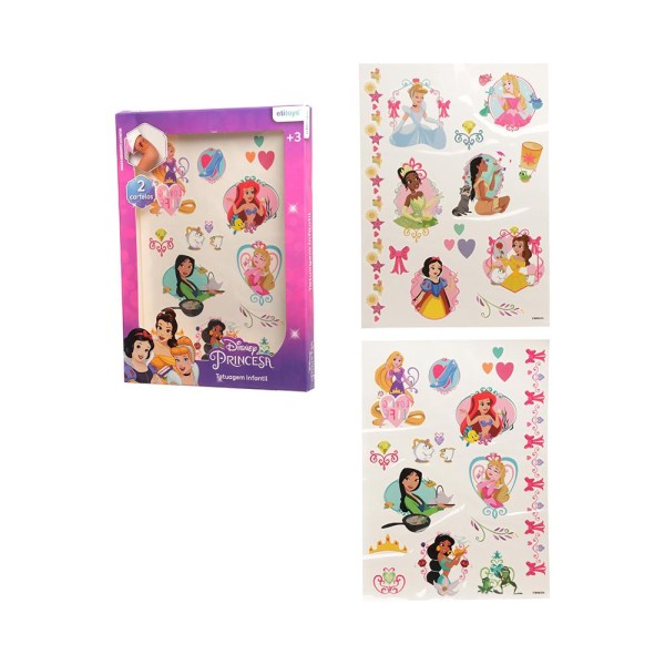 Encontraproduto.com.br - Tatuagem Infantil Etitoys Princesas