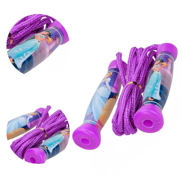 Encontraproduto.com.br - Brinquedo Pula Corda 195cm Em Plástico Princesas Roxo