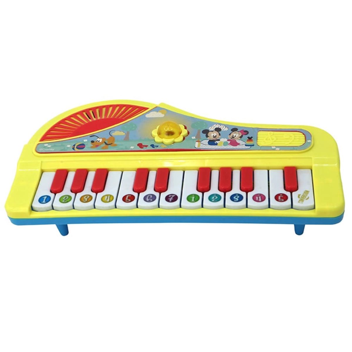 Teclado Musical Infantil Etitoys Mickey YD-237 Amarelo