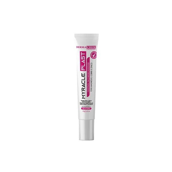 Creme Para Lábios, Rosto E Corpo Multireparador Dermachem Myracle Plast 20g