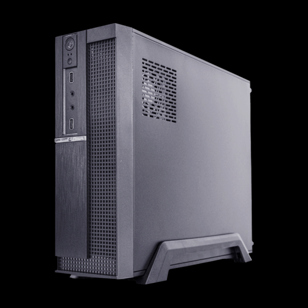 Encontraproduto.com.br - Gabinete Slim K-mex Gm-04cc,micro Atx / Itx ,  2x Usb, Audio Ac97, C/ Fonte 200w Pb-200