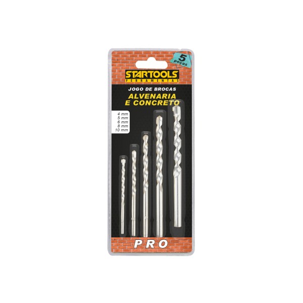 KIT BROCAS CONCRETO 5PCS AR0122 STARTOOLS