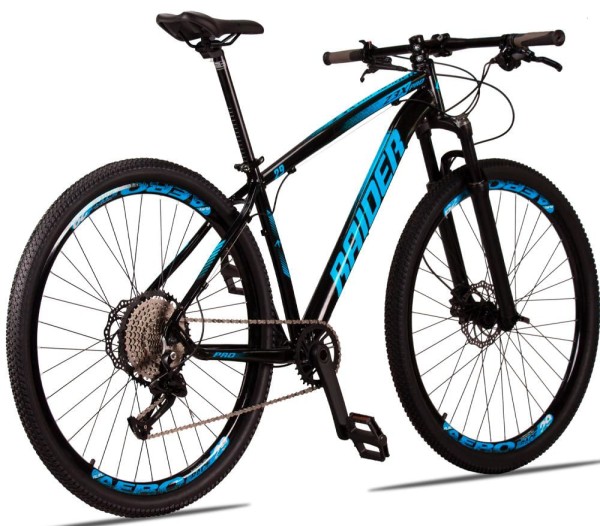 Bicicleta 29 Raider Z3x Pro 12v Preto+azul