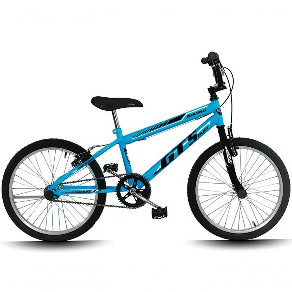 Encontraproduto.com.br - Bicicleta Mtb Aro 20 Gt Sprint Racing Infantil Freio V-brake Azul