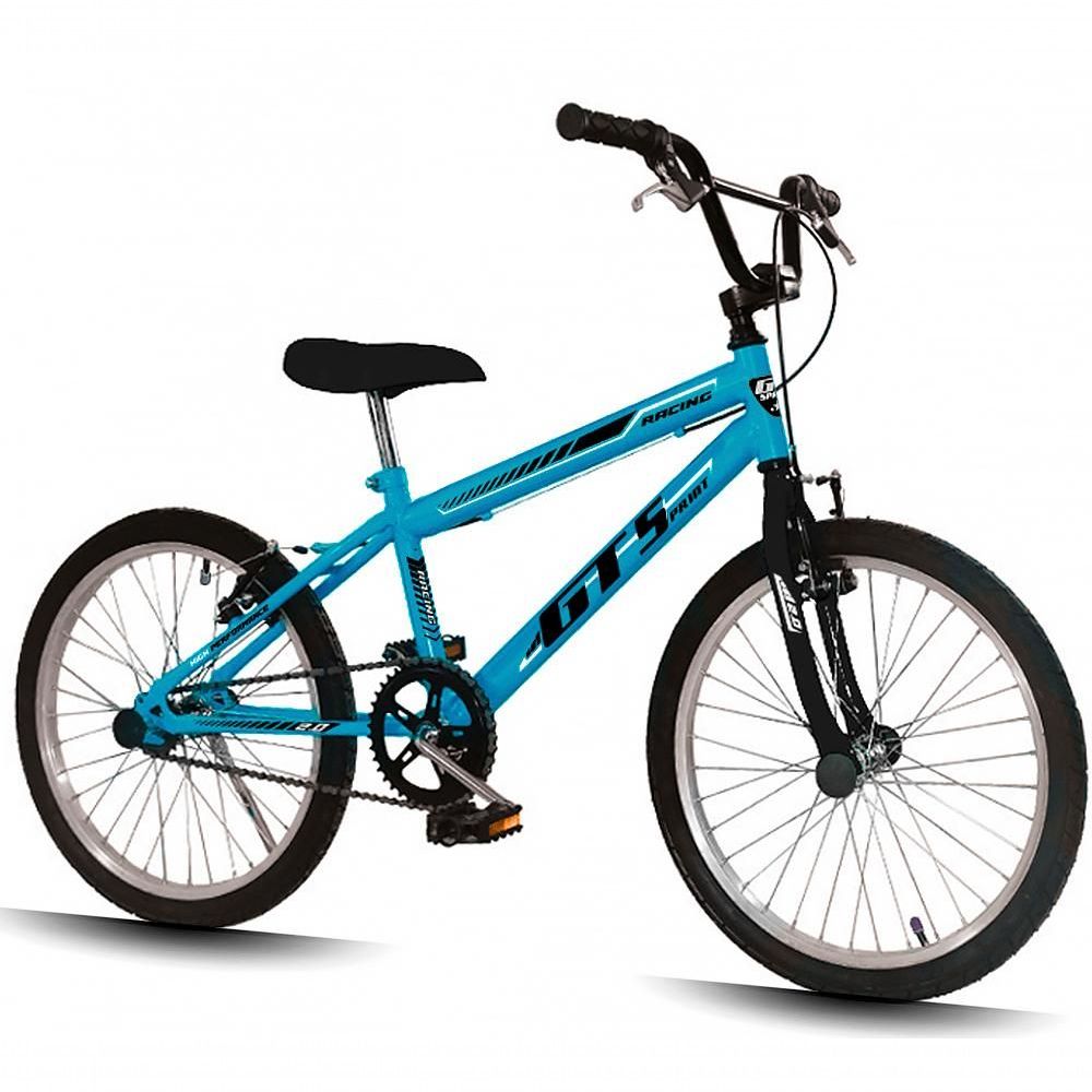 Encontraproduto.com.br - Bicicleta Mtb Aro 20 Gt Sprint Racing Infantil Freio V-brake Azul