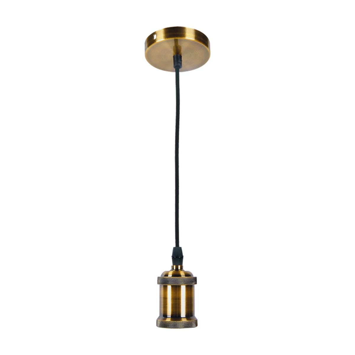 PENDENTE DECOR E27 BRONZE S/LAMP LLUM