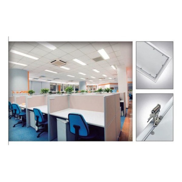 Painel Led Embutir Retangular 50W Bronzearte