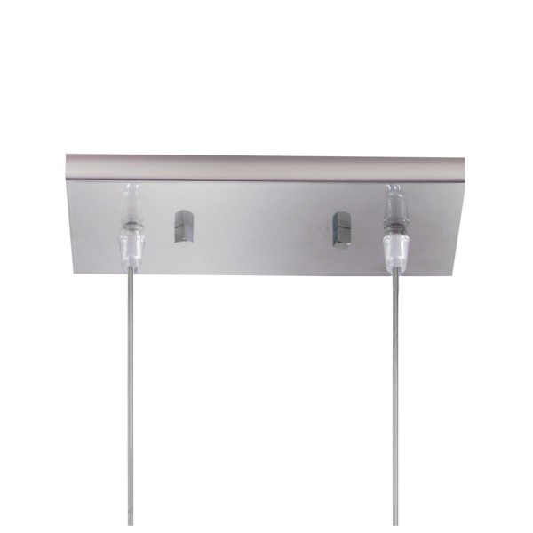 Encontraproduto.com.br - Pendente Milano Cristal Redondo Ambar G9 2 Lâmpadas Bronzearte