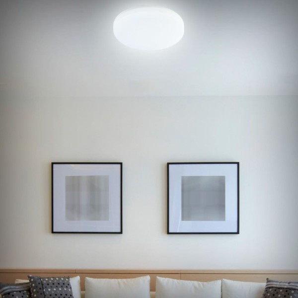 Encontraproduto.com.br - Painel Embutir Frameless Led 24w 6500k Redondo Bivolt Branco Bronzearte