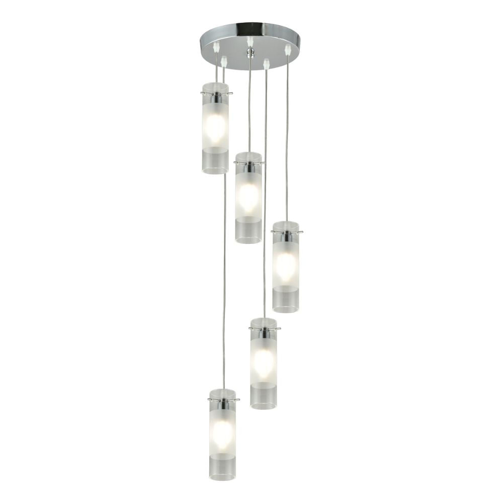 Pendente Elegance Gelo 20X10CM 5 Luz Lâmpada G9 (NAO INCLUSA) Bronzearte