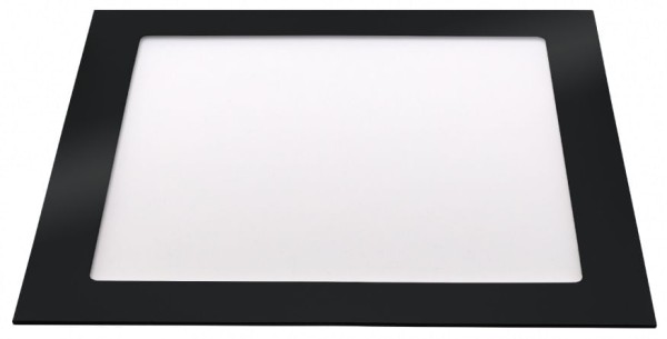 Painel Led Slim Embutir Quadrado 18w 6500k Preto Bronzearte