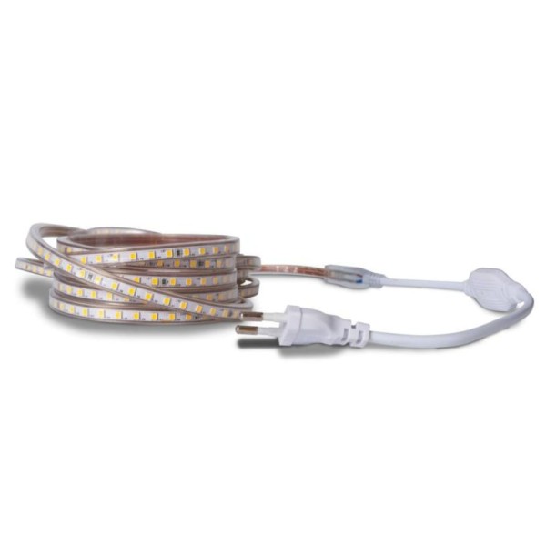 Encontraproduto.com.br - Fita Led Standa Hv 5M 15W/M 3K 120 Led/M IP65 Preto 127V LLumm Bronzearte