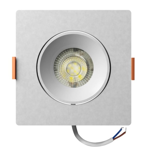 Spot de Embutir Easy Led Decor 14W Quadrado 3K Branco Bivolt Bronzearte