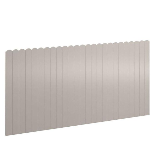 Painel Decorativo Farm 225x109x37 Cm Cinza - Matic