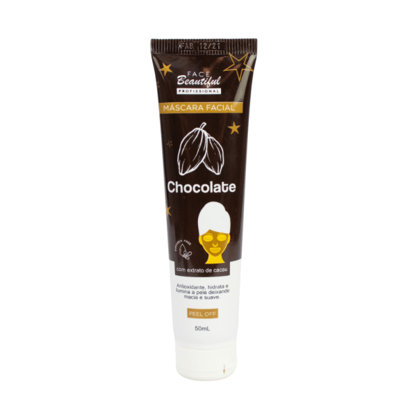 Máscara Facial Peel Off Chocolate Bisnaga Face Beautiful