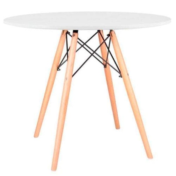 Encontraproduto.com.br - Mesa de Jantar SeatCo DSW com 4 Cadeiras Eames