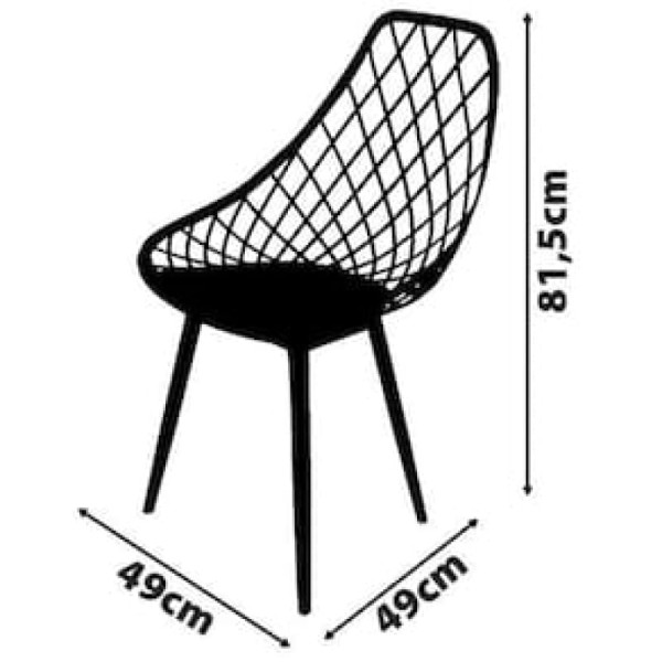 Encontraproduto.com.br - Mesa de Jantar SeatCo Kayla com 6 Cadeiras