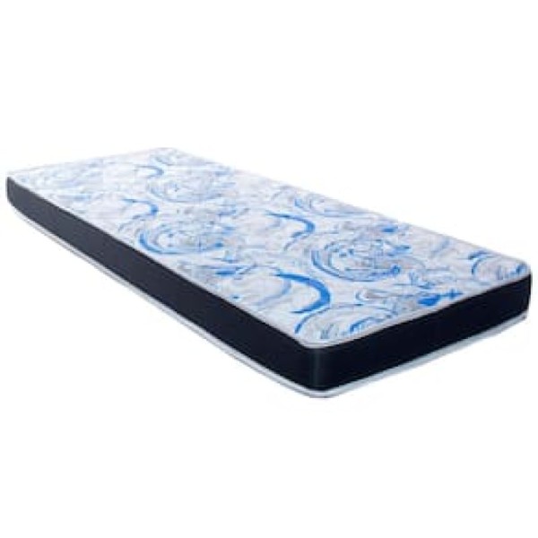 Encontraproduto.com.br - Colchão de Solteiro Luckspuma Ideale Espuma D33 19x88x188cm - Azul/Preto