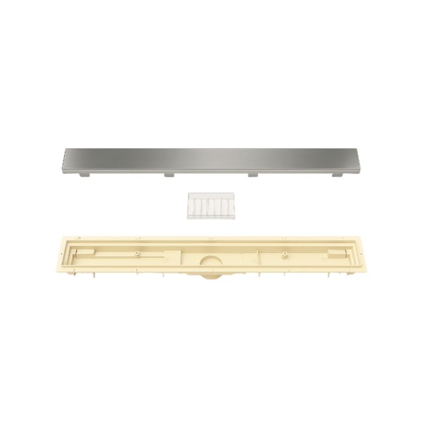 Encontraproduto.com.br - Ralo Linear Oculto 50,3x4,7x4,9cm 2620 Branco Multicerto