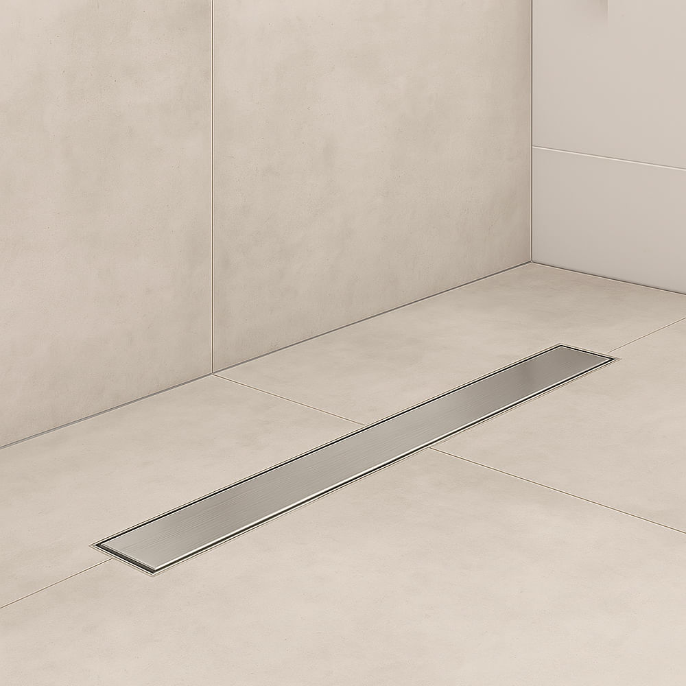 Ralo Linear 90,3x4,7x4,9cm Branco Multicerto