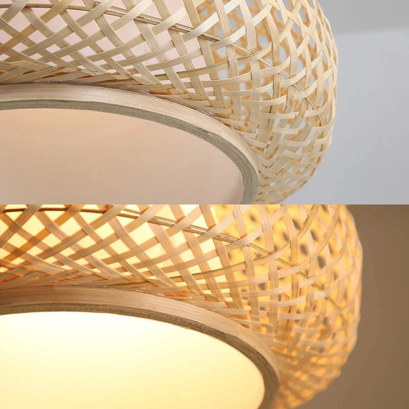 Encontraproduto.com.br - Pendente Java Natural Bambu - Ø40cm - Gmh