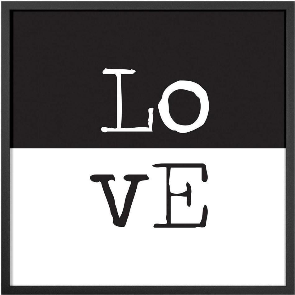 Quadro Decorativo Belchior Frase 3 30x30cm