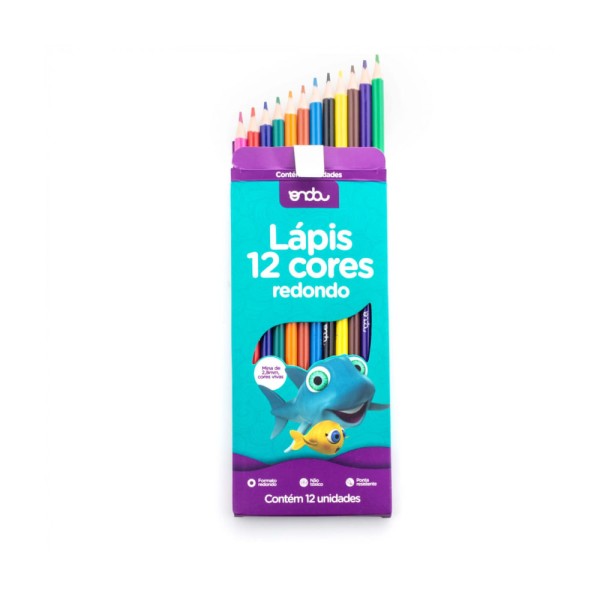 Encontraproduto.com.br - Lápis De Cor 12 Cores Onda Pro