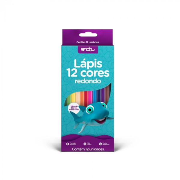 Encontraproduto.com.br - Lápis De Cor 12 Cores Onda Pro