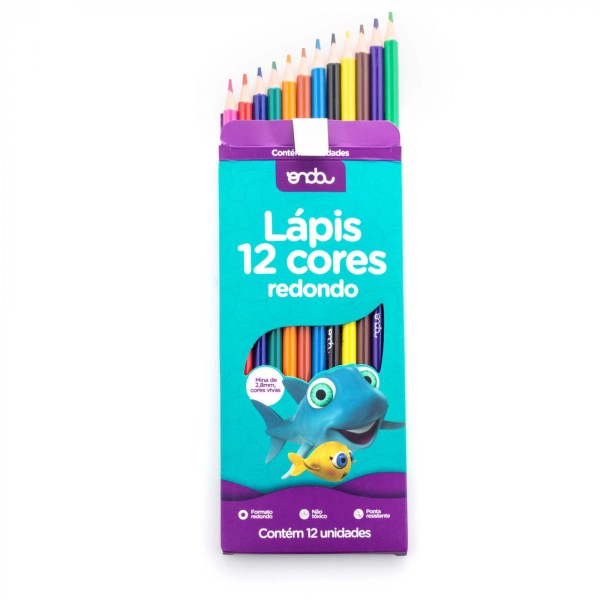 Encontraproduto.com.br - Lápis De Cor 12 Cores Onda Pro