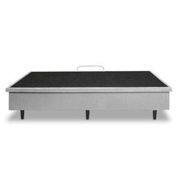 Encontraproduto.com.br - Base Box Para Colchão De Solteirão Mga Lift Cotton Com Baú E Pistão à Gás - 39x96x203cm Cinza