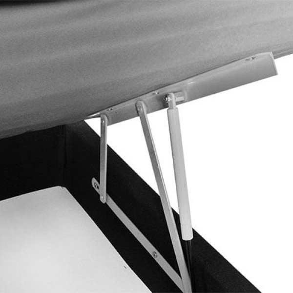 Encontraproduto.com.br - Base Box Para Colchão De Solteirão Mga Lift Cotton Com Baú E Pistão à Gás - 39x96x203cm Preto