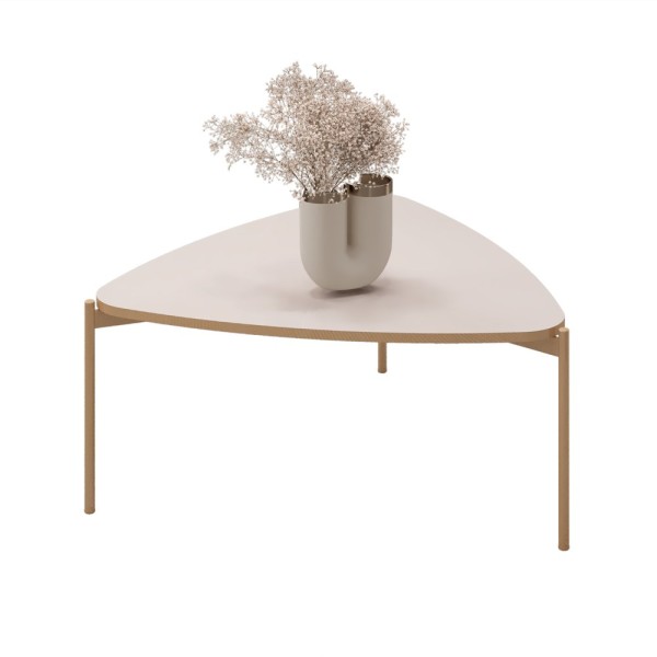 Encontraproduto.com.br - Mesa de Centro Isa 76 cm Dj Moveis - Off White