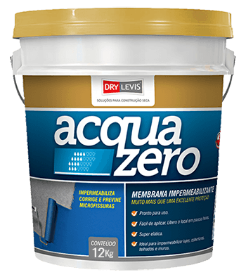 Manta Acrílica Impermeabilizante Acqua Zero Branco 12Kg Drylevis