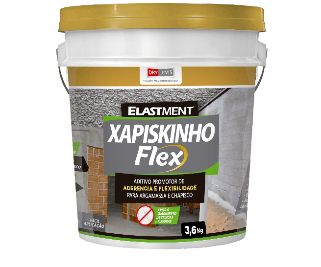 Aditivo Plastificante Xapiskinho 3,6Kg Para Argamassa Drylevis