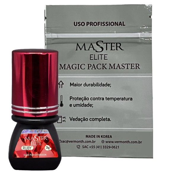 Encontraproduto.com.br - Cola Para Extensão de Cílios Master Elite Ruby 3g