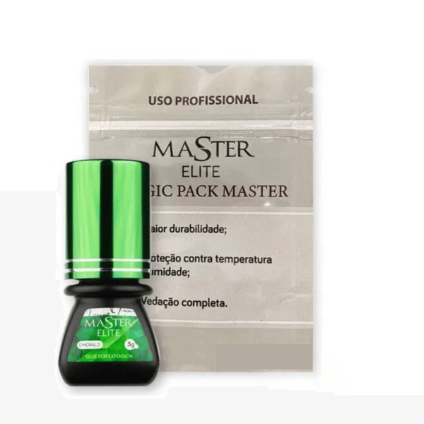 Encontraproduto.com.br - Cola Para Extensão de Cílios Master Elite Emerald 3ml