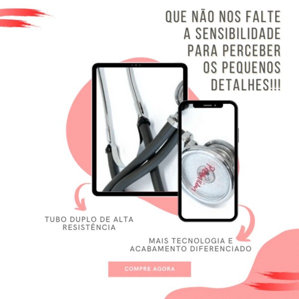 Encontraproduto.com.br - Kit Enfermagem Estágio Aparelho Pressão Estetoscópio Cinza