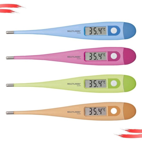 Encontraproduto.com.br - Termômetro Digital Multilaser Cor Verde