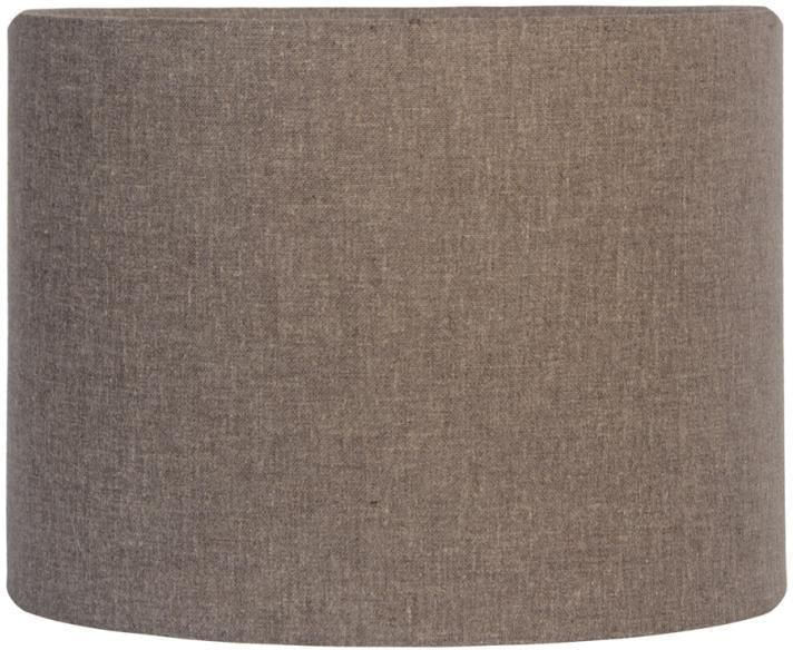 Cúpula Para Abajur Cilíndrica 25W Linho Luminoteca 1069 Escuro