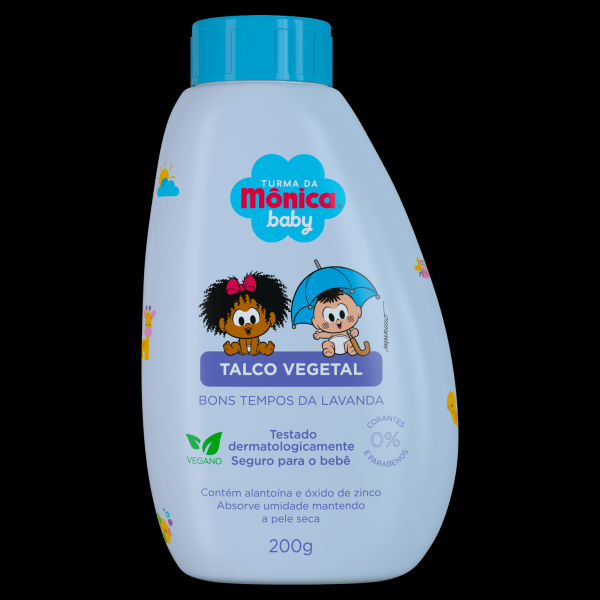 Encontraproduto.com.br - Turma Da Mônica Lavanda Talco Vegano 200g