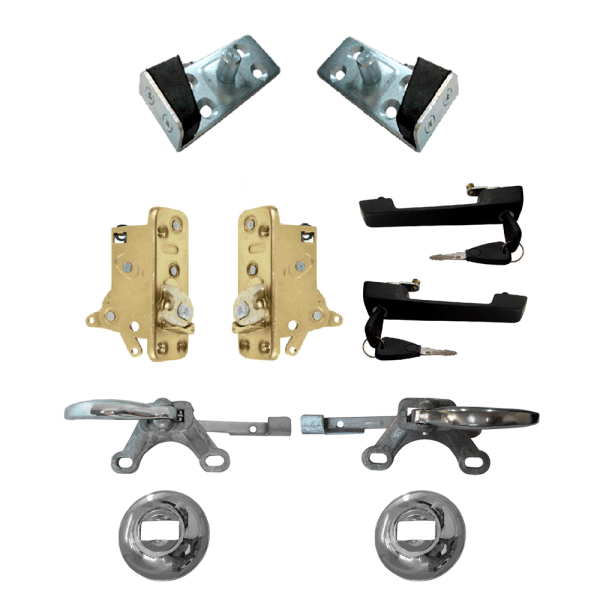 Encontraproduto.com.br - Kit Fechadura Batente Maçaneta Caminhão 1113 1313 1513 1819