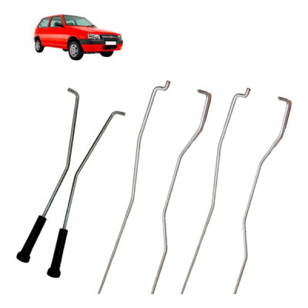 Encontraproduto.com.br - Kit Pino Trava e Haste Fechadura Porta Uno Diant Dir e Esq