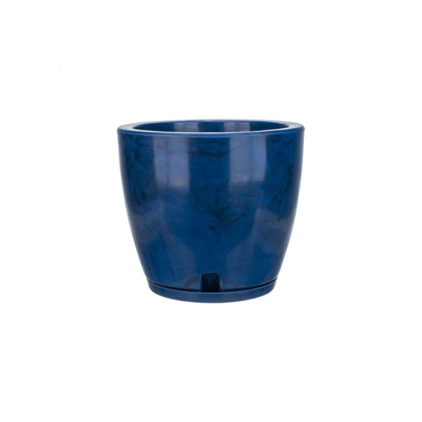 Encontraproduto.com.br - Vaso Floridis Amsterda Marmorato 27X28 Azul 10160519