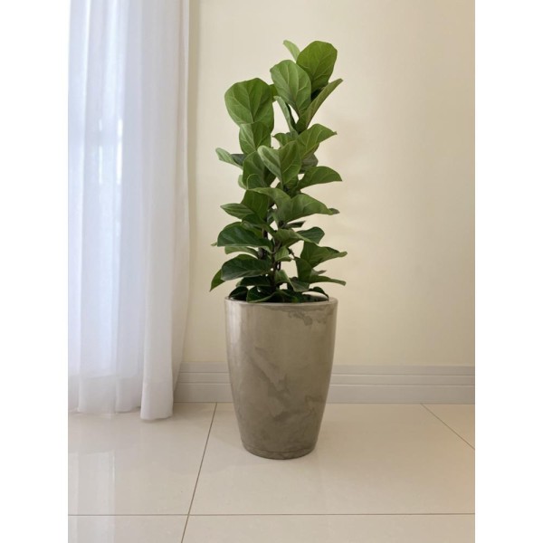 Encontraproduto.com.br - Vaso Floridis Amsterda Marmorato 29X44 Bege 10160522