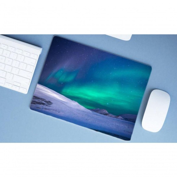 Encontraproduto.com.br - Mouse Pad Grande, Aurora Boreal