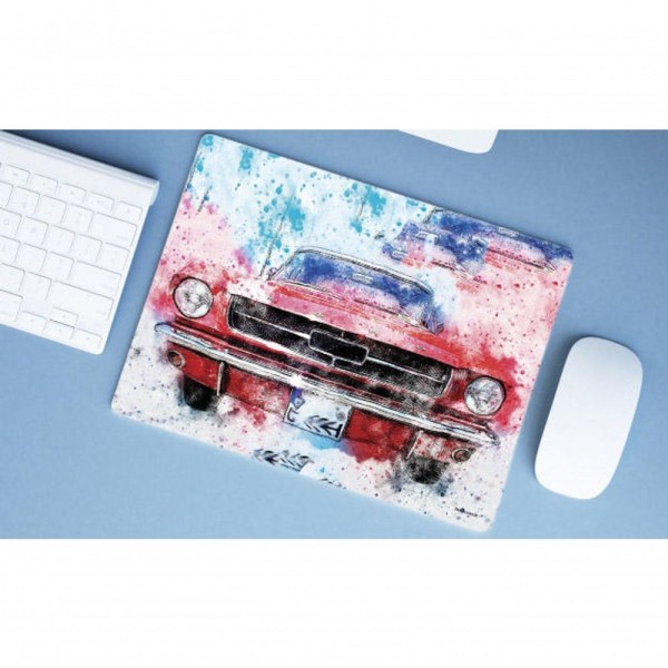 Encontraproduto.com.br - Mouse Pad Carro Tunado Tunnig Desenho Aquarela