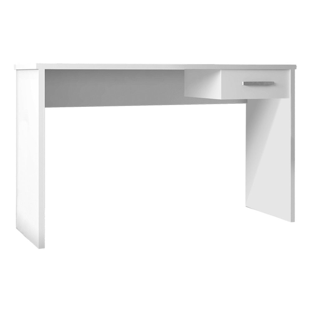 Encontraproduto.com.br - Mesa para Escritório Home Office com Gaveta Emma Branco
