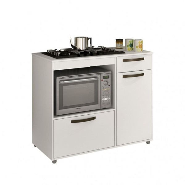 Encontraproduto.com.br - Balcão Para Cooktop E Forno Luna Chf Branco