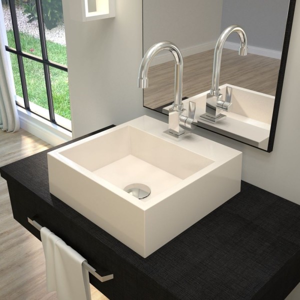 Encontraproduto.com.br - Kit Cuba Com Torneira Luxo 1195 Metal E Válvula Click 1 Pol. E Sifão Cromado E Flexível Bege